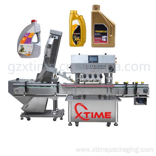 Engine oil/Lubricant Automatic capping machine